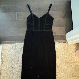 D&G Inspired Black Lace Dress